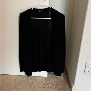 Theory Black Cashmere Cardigan Sweater